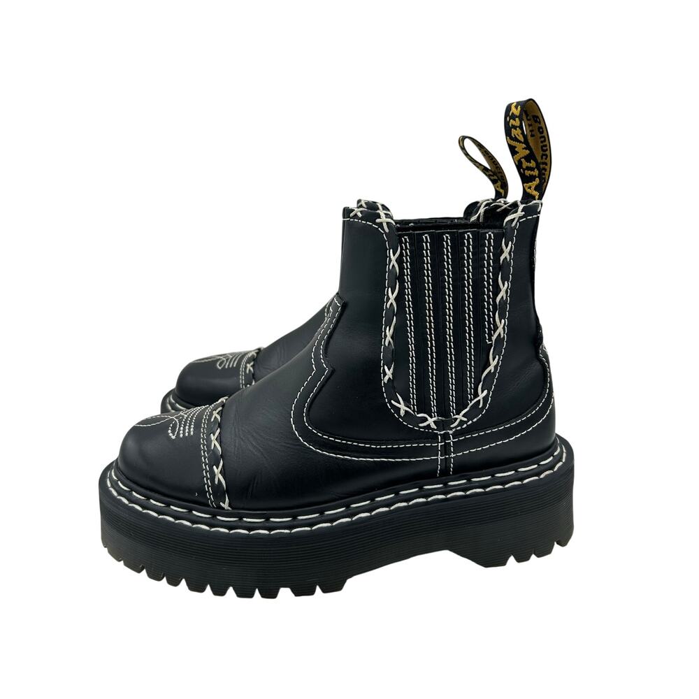 NEW DR Martens 2976 GOTHIC AMERICANA PLATFORM CHELSEA Limited Edition Quad SZ8 - Picture 4 of 10